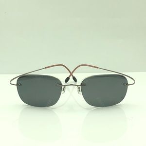 Marchon Airlock Metal Silver Sunglasses Frames